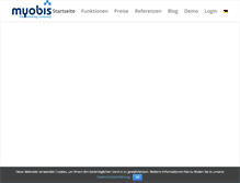 Tablet Screenshot of myobis.com